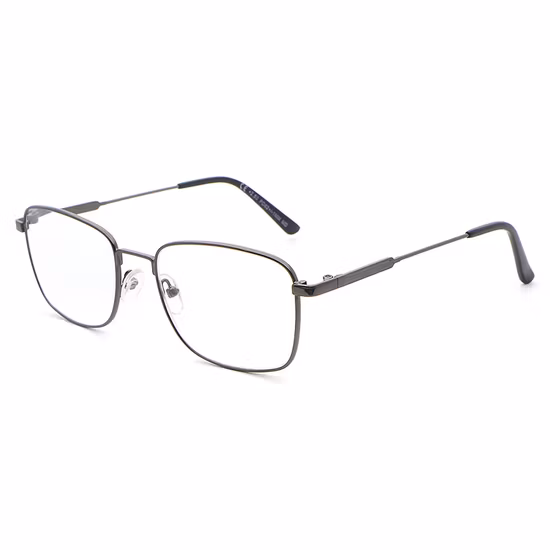 Moda unisex mujeres hombres metal gafas moda metal gafas de lectura