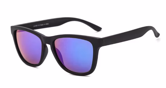 Gafas de sol de plástico de alta calidad, lentes polarizadas para exteriores con protección UV400, montura cuadrada, moda Popular