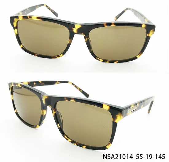 Nuevas gafas de sol de plástico con forma ovalada para mujer