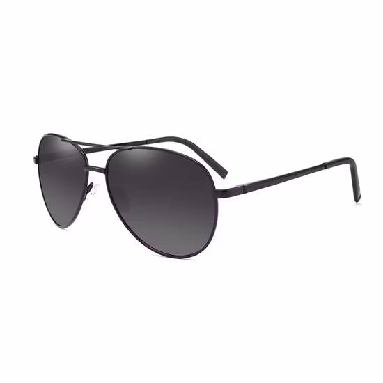 Gafas de sol polarizadas piloto con marco de metal Hombres Mujeres Gafas de sol de conducción al aire libre Vms020